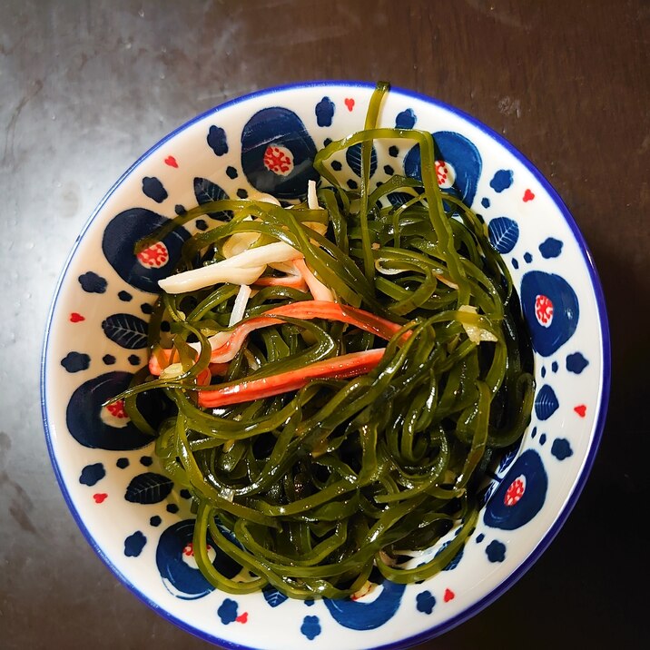 暑い日はさっぱり切昆布の酢の物